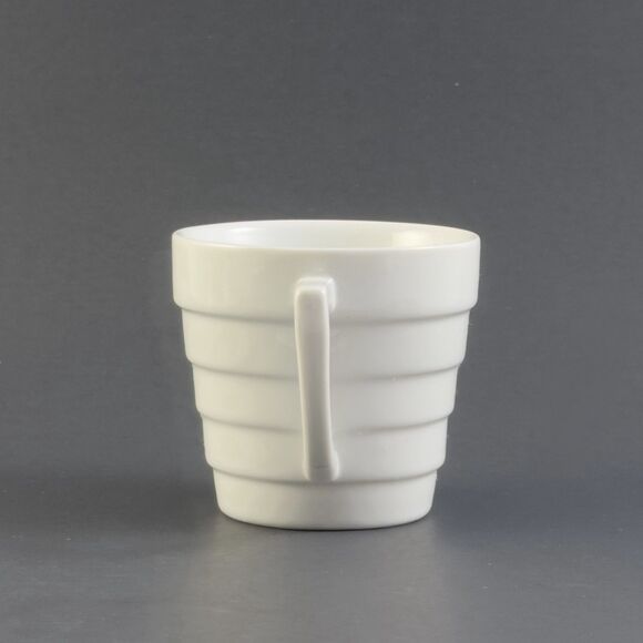 Frank Lloyd Wright Guggenheim Coffee Cups Set of 4 White Krups 1998 - Picture 4 of 9
